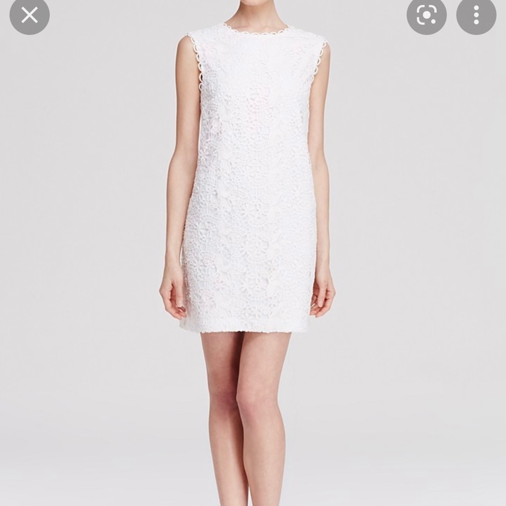 NWT White lace lay over Cynthia Steffe dress